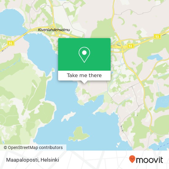 Maapaloposti map