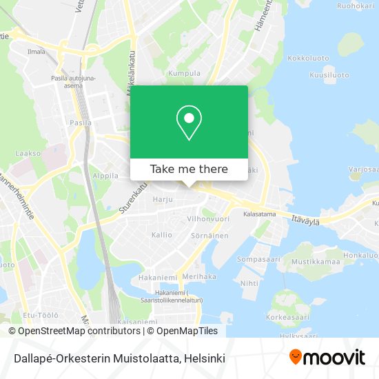 Dallapé-Orkesterin Muistolaatta map