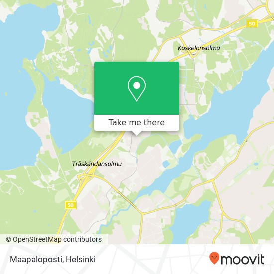 Maapaloposti map