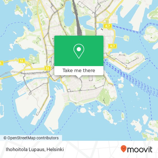 Ihohoitola Lupaus map