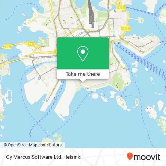 Oy Mercus Software Ltd map