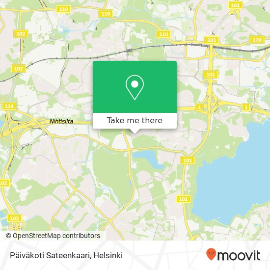 Päiväkoti Sateenkaari map