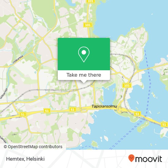 Hemtex map