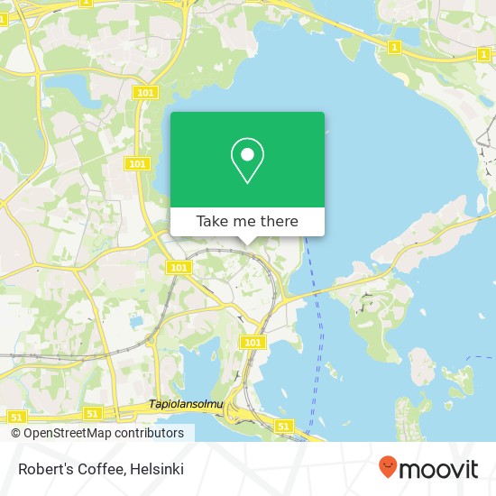 Robert's Coffee map