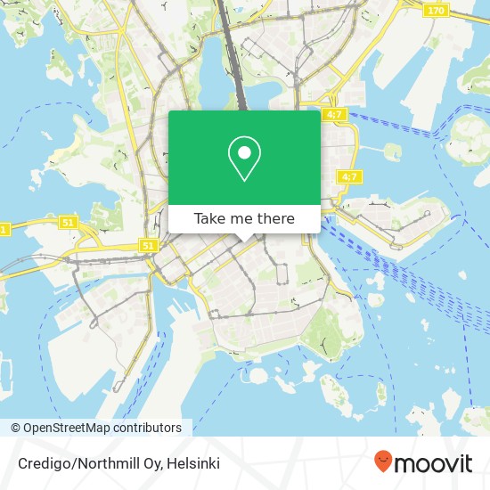 Credigo/Northmill Oy map
