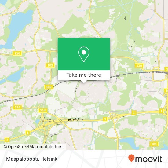 Maapaloposti map