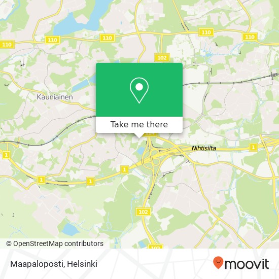 Maapaloposti map