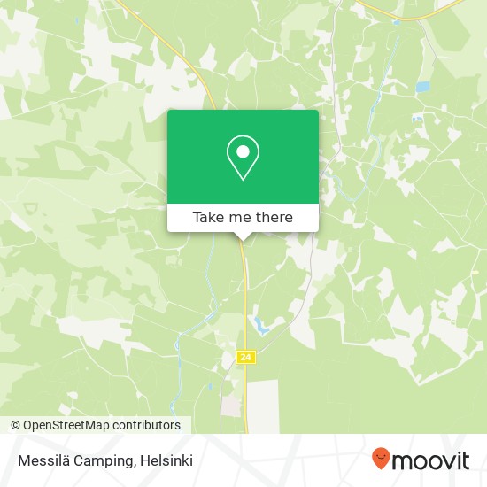 Messilä Camping map