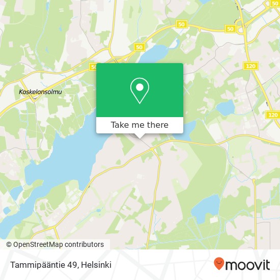 Tammipääntie 49 map