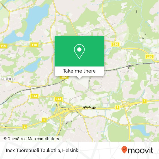 Inex Tuorepuoli Taukotila map