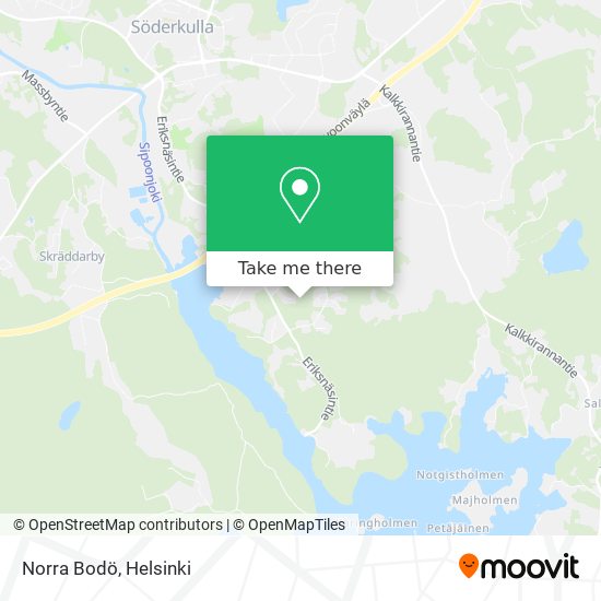 Norra Bodö map