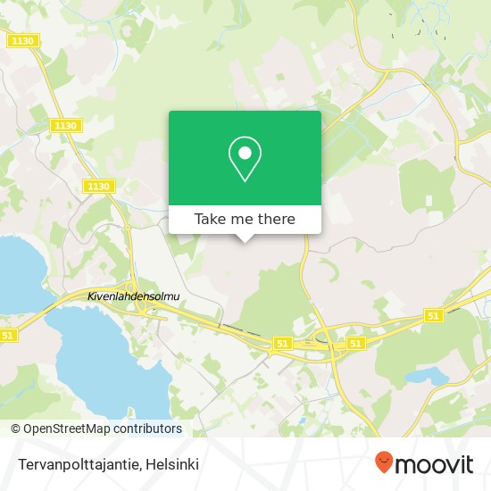 Tervanpolttajantie map