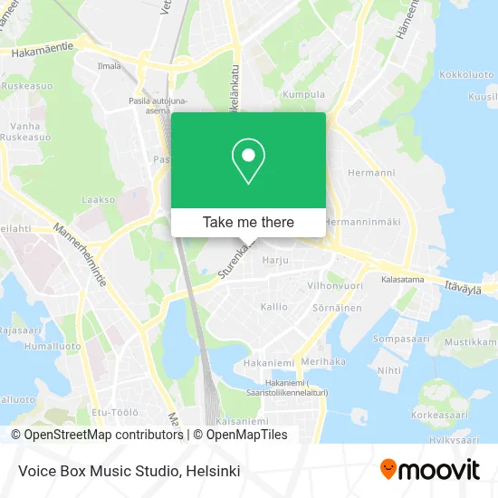 Voice Box Music Studio map