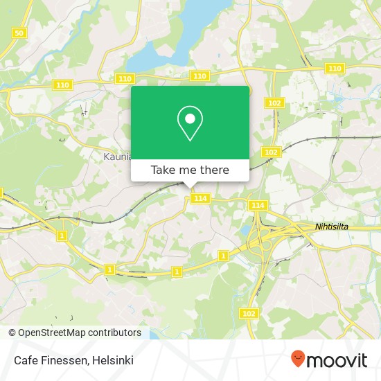 Cafe Finessen map