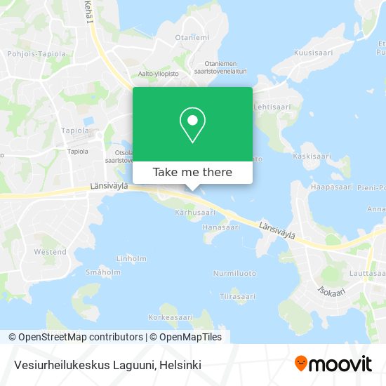 Vesiurheilukeskus Laguuni map