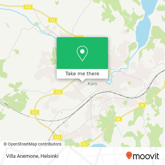Villa Anemone map