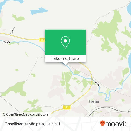 Onnellisen sepän paja map