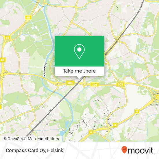 Compass Card Oy map