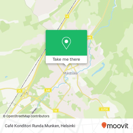 Café Konditori Runda Munken map