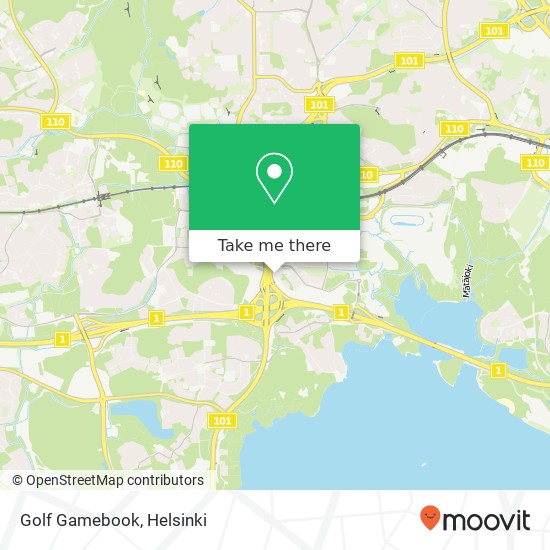 Golf Gamebook map