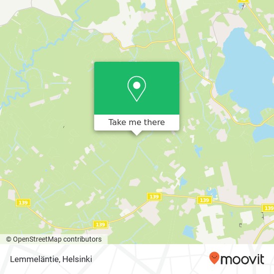 Lemmeläntie map