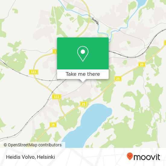 Heidis Volvo map