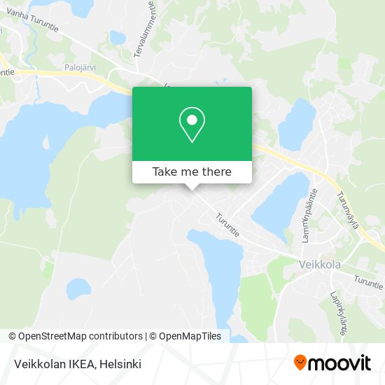 Veikkolan IKEA map