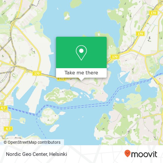 Nordic Geo Center map