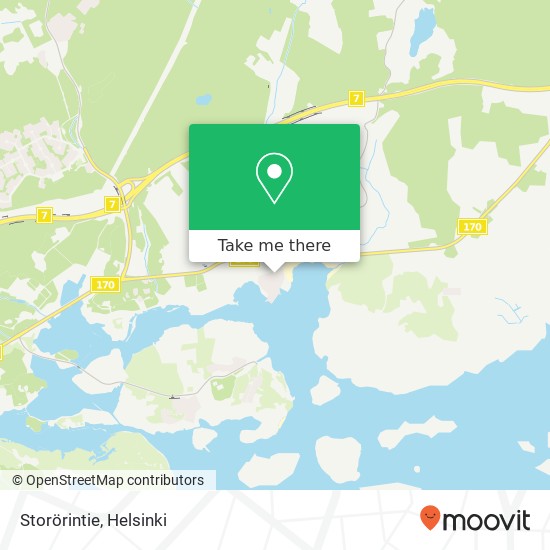 Storörintie map