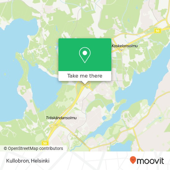 Kullobron map