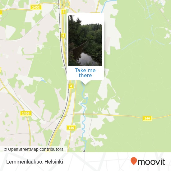 Lemmenlaakso map