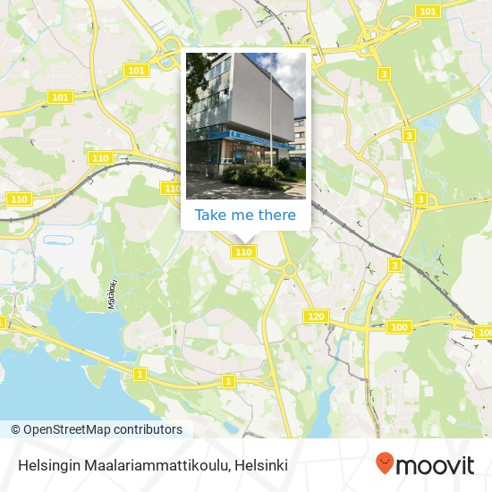Helsingin Maalariammattikoulu map