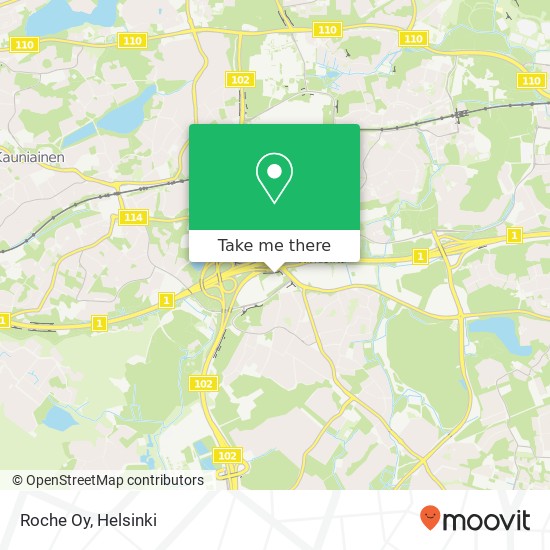Roche Oy map