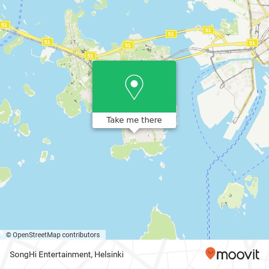 SongHi Entertainment map
