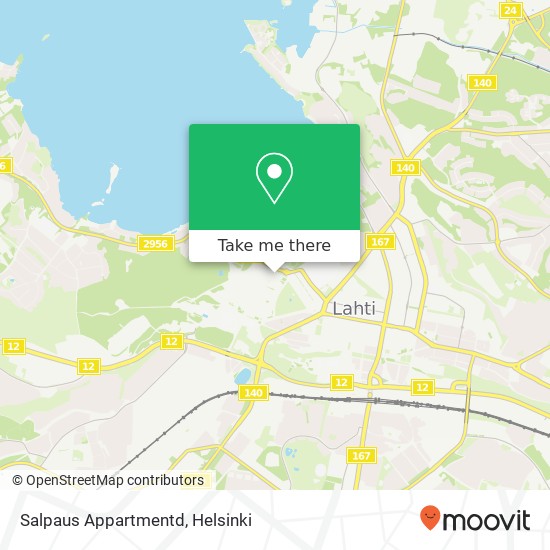 Salpaus Appartmentd map