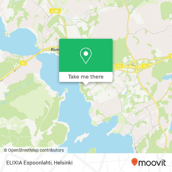 ELIXIA Espoonlahti map