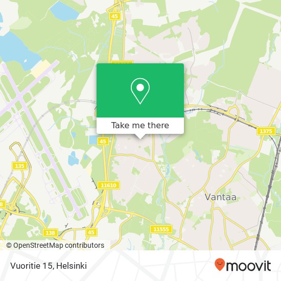 Vuoritie 15 map