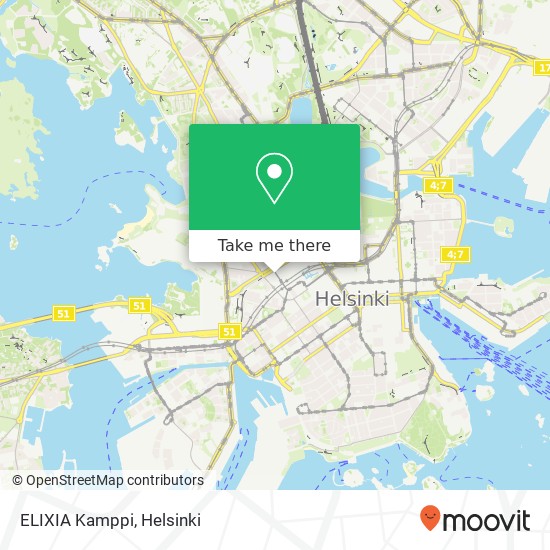 ELIXIA Kamppi map