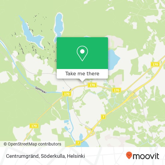 Centrumgränd, Söderkulla map