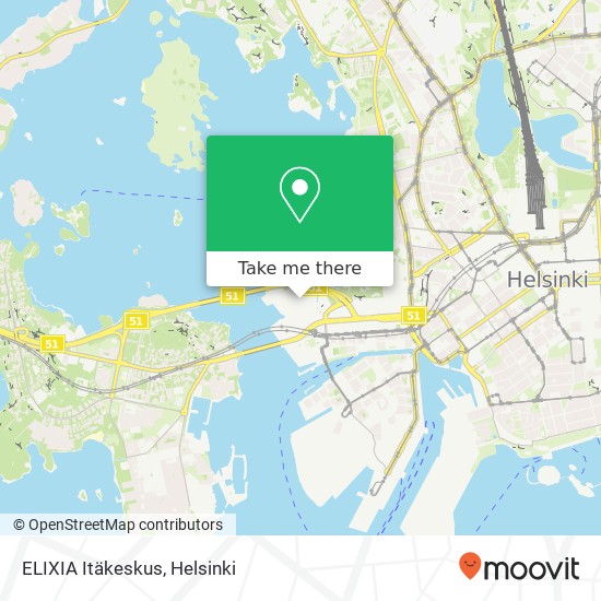 ELIXIA Itäkeskus map