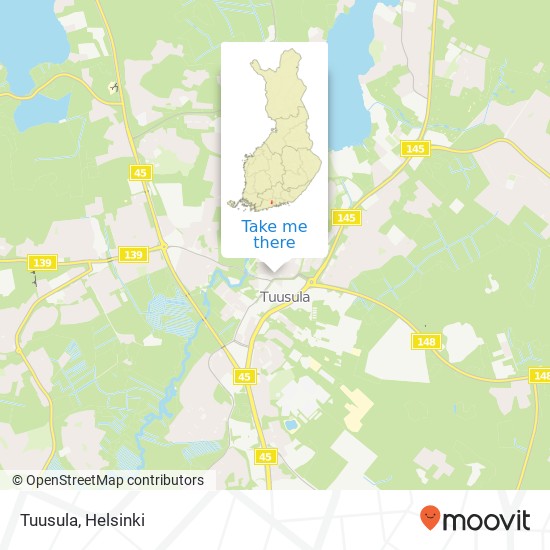 Tuusula map