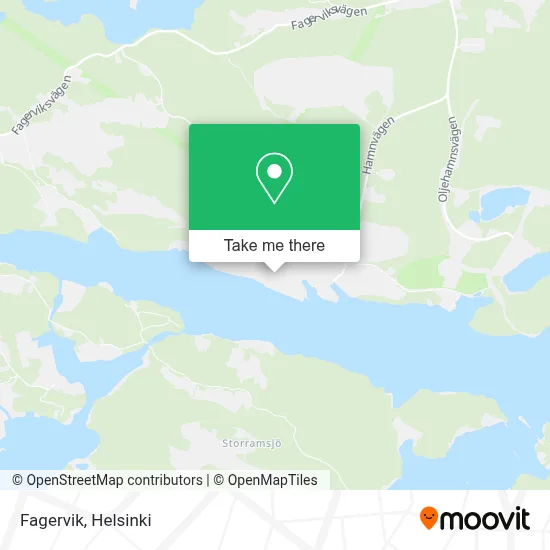 Fagervik map