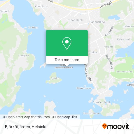 Björköfjärden map