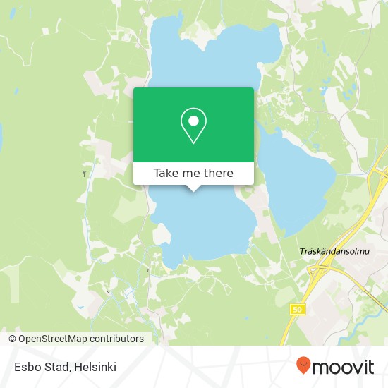 Esbo Stad map