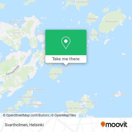 Svartholmen map