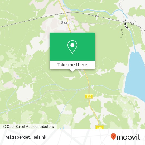 Mågsberget map