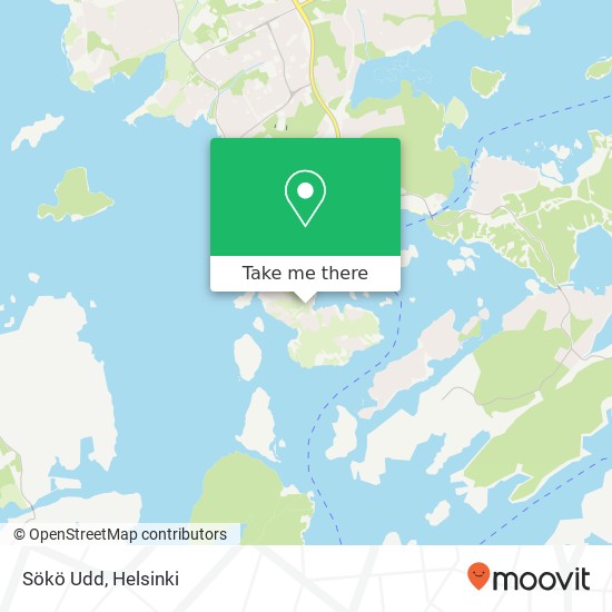 Sökö Udd map