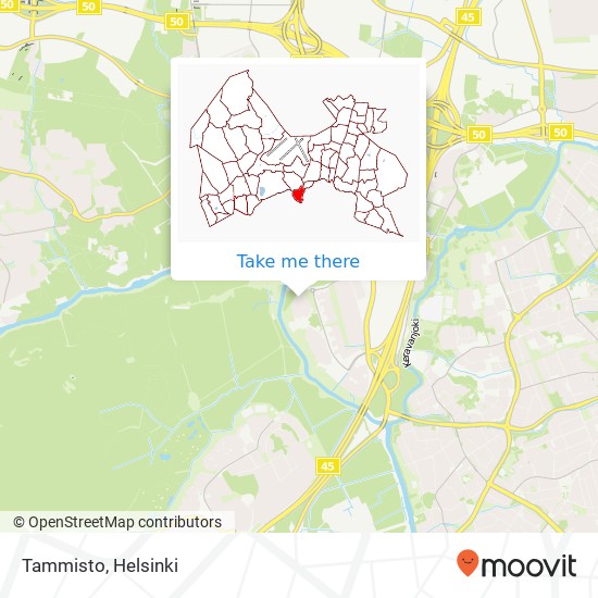 Tammisto map