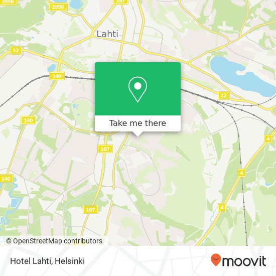 Hotel Lahti map