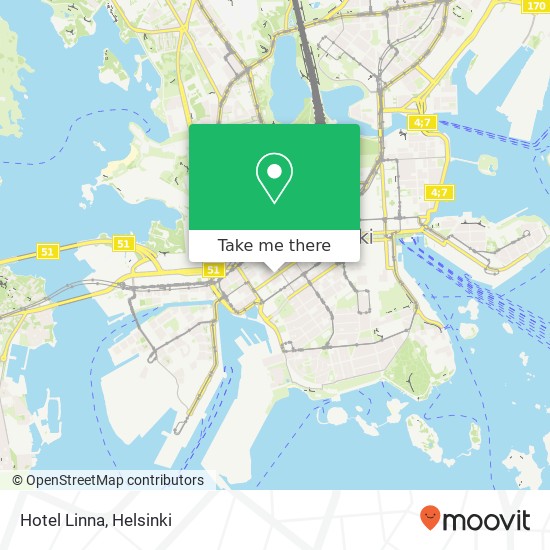 Hotel Linna map